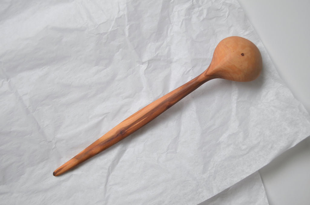 Hand carved plum wood spoon Singapore - Eat & Sip