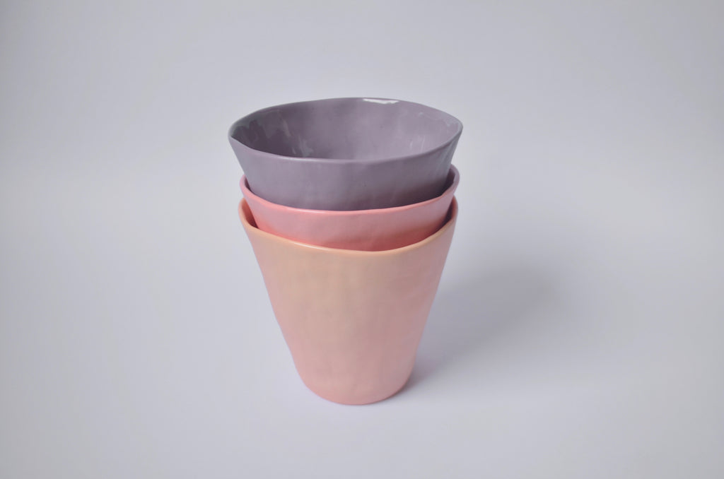 Hand built porcelain cup | Kira Ni ceramics
