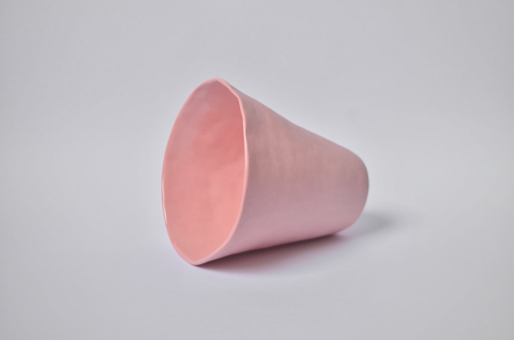 Pink handmade beaker | Unique housewarming gifts