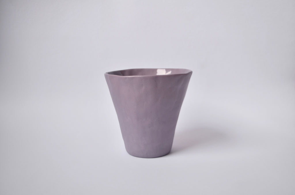 Purple handmade beaker | Kira Ni Ceramics