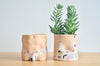 Group Partner confetti planters in Singapore - handmade pot