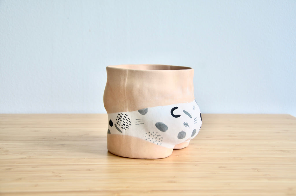 Group Partner confetti planters in Singapore - handmade pot
