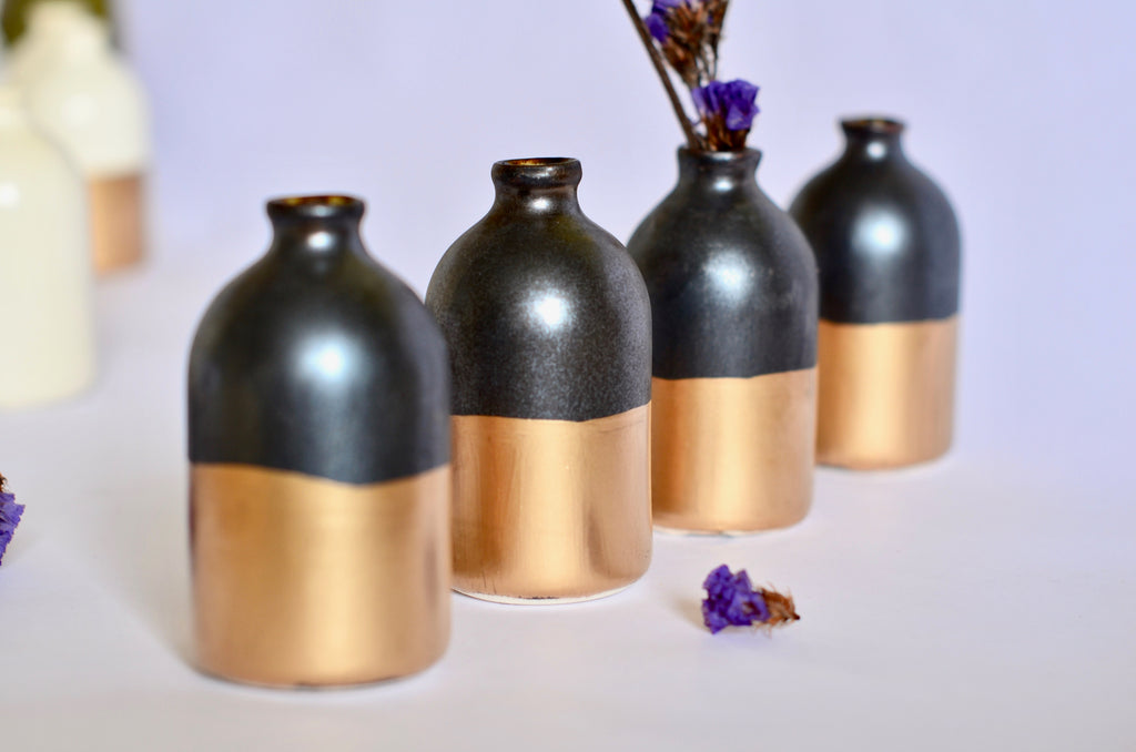 Handmade ceramic bud vase Singapore - Eat & Sip