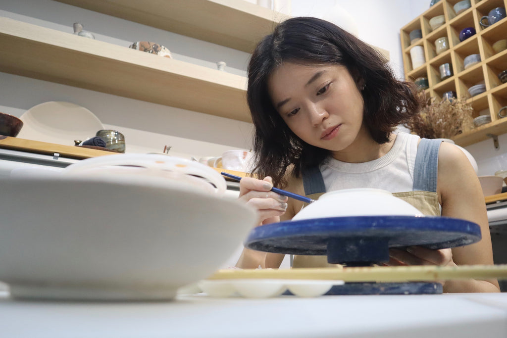 Handmade plate Singapore Pottery | Eat & Sip